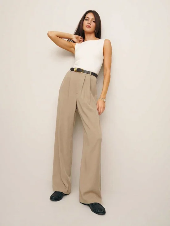 Reformation Mason Wide Leg Pant size - Picture 2 of 11